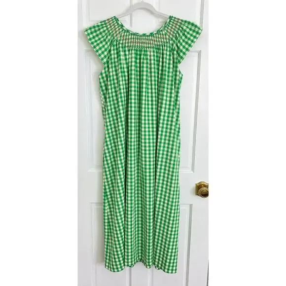 tuckernuck green gingham dress Zennia Mini Gingham Dress